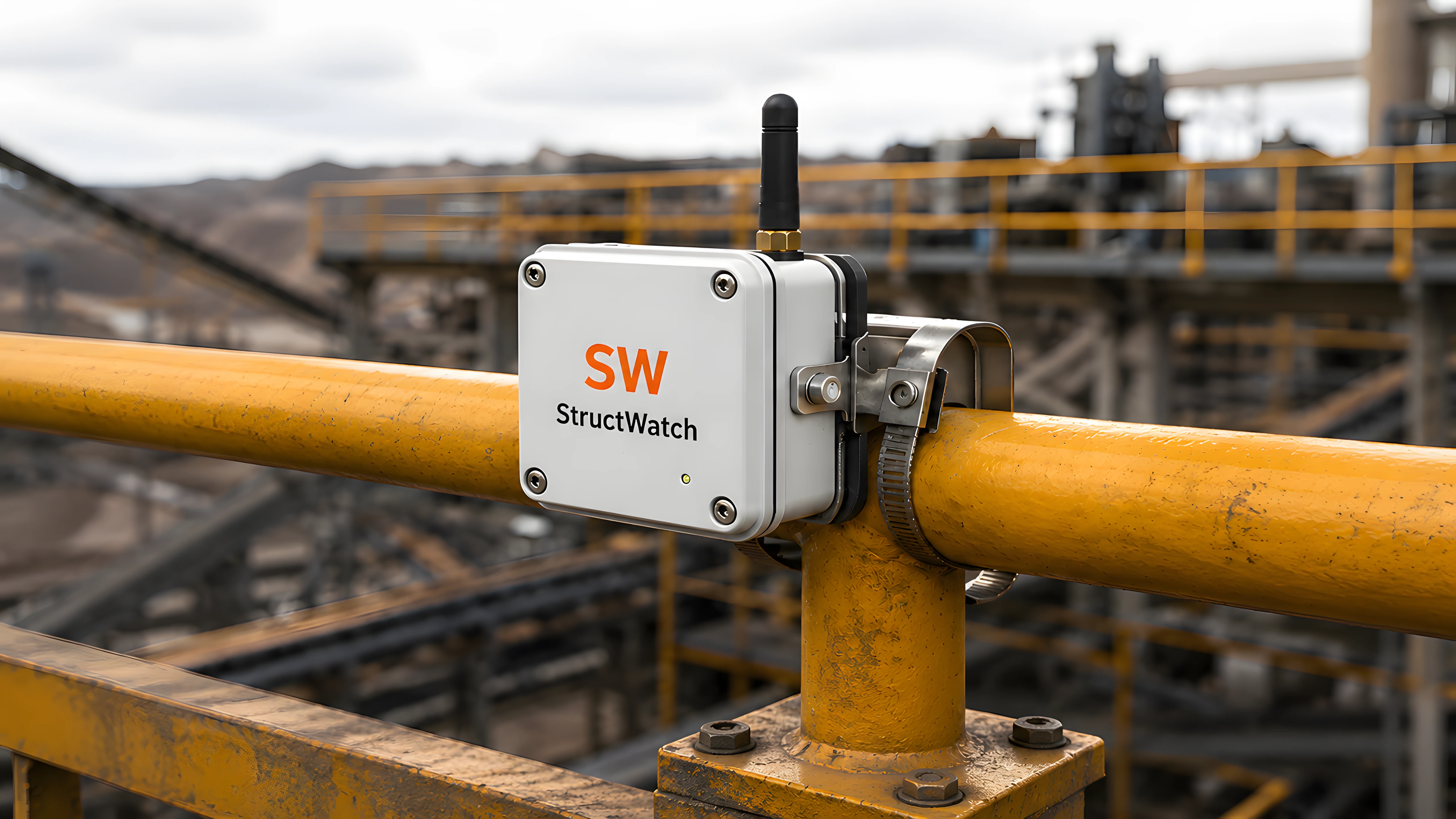 Baranda monitoreada con StructWatch